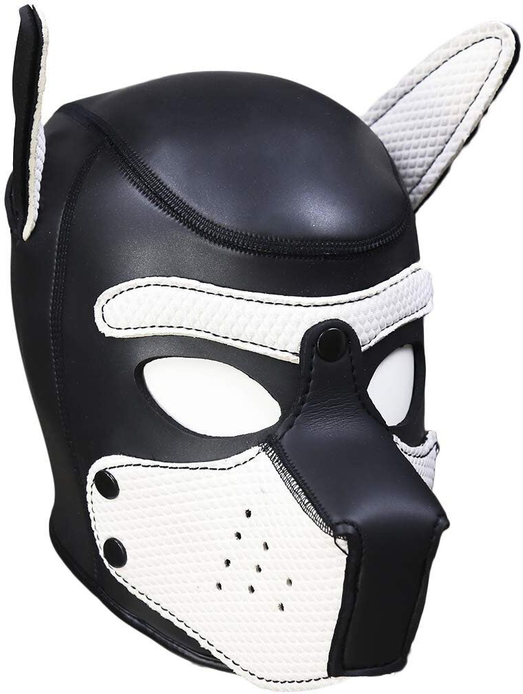 Kinky Puppy Cagoule PUPPY néoprène Blanc