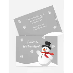 Weihnachtsgrußkarten geschäftlich selbst gestalten mit Spruch und Fotos im Onlinedesigner bei Meine-Kartenmanufaktur.de