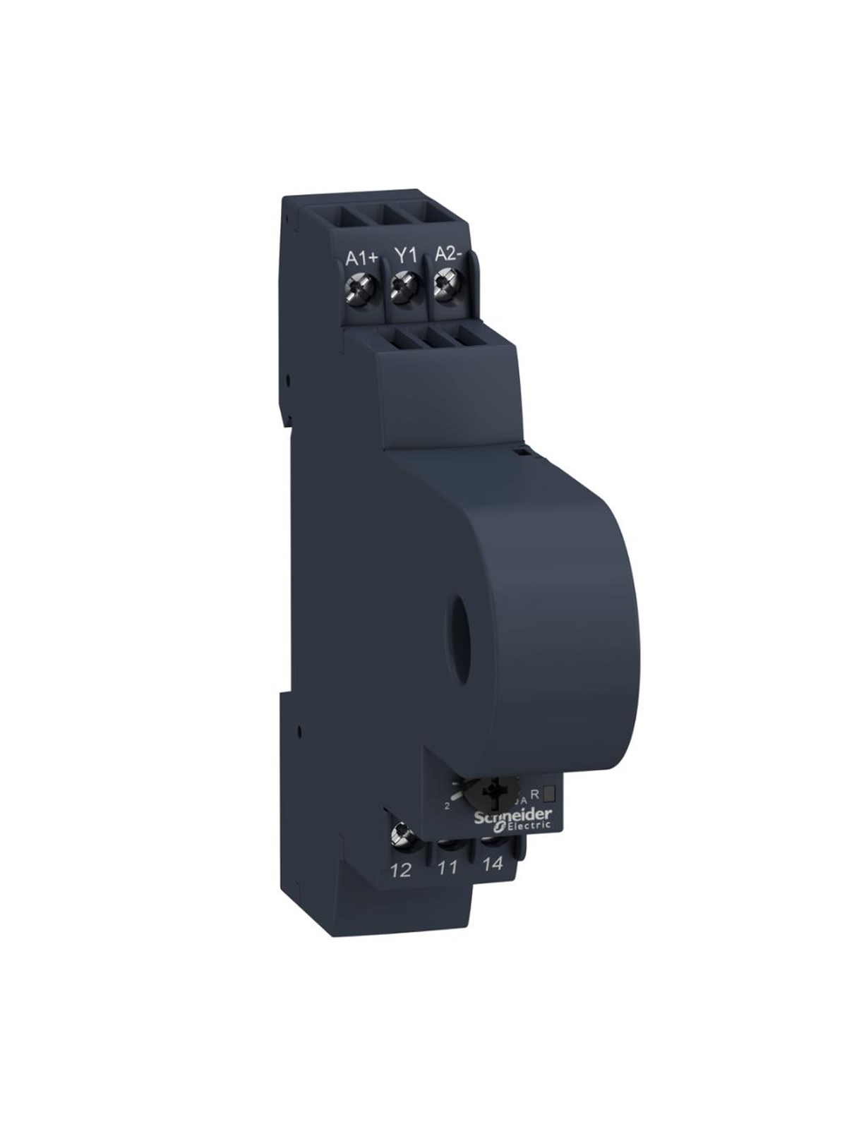 Schneider Electric Zelio control relay for overcurrent detection 2..20a with current trafo 1c/o 5a 24-240vac/dc