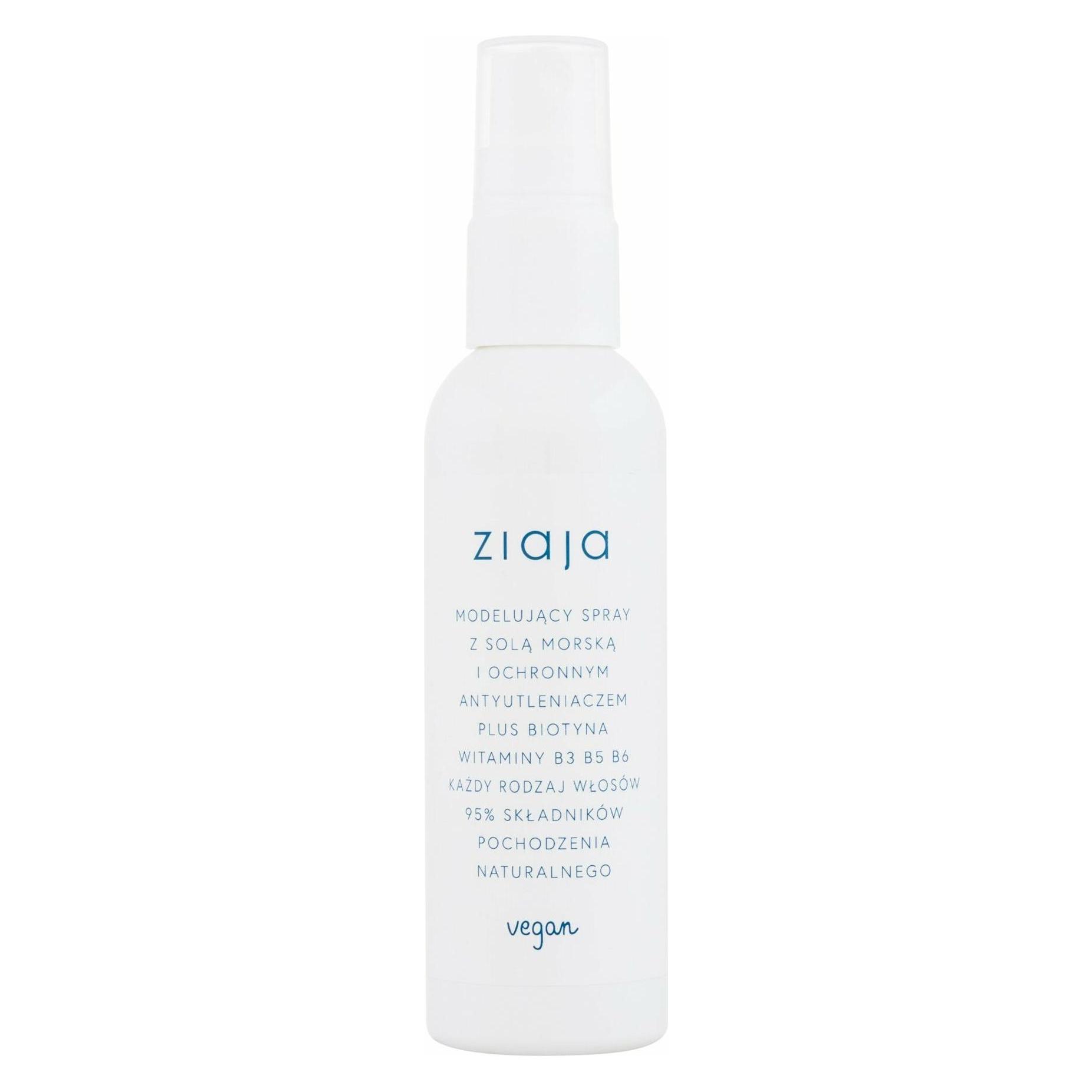 Ziaja Limited Summer Modeling Sea Salt Hair Spray - For Wave Support - 90ml (90 ml) (5901887051398)