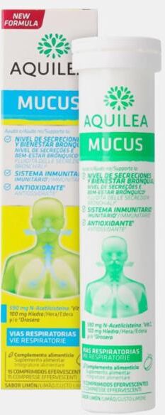 AQUILEA MUCUS 15 COMPRIMIDOS EFERVESCENTES
