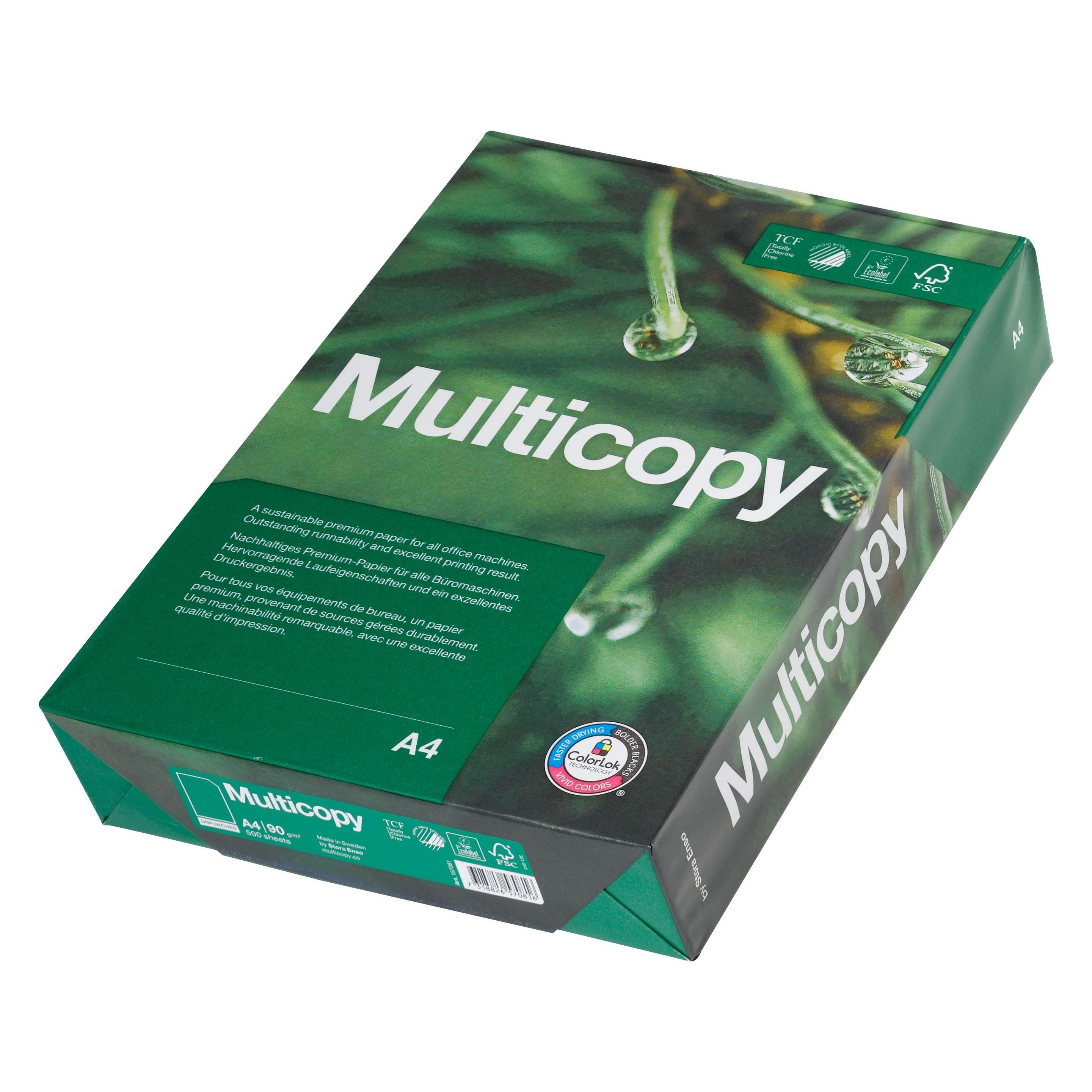 Multicopy Multifunktionspapier (A4, 500 Blätter, 90 g/m²) (88127525)