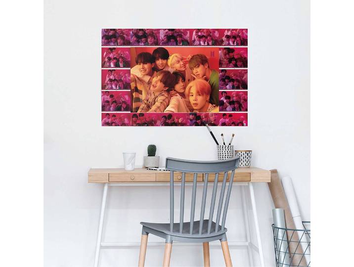 Poster BTS Selfie Papier Mauve 61 x 92 x 0cm
