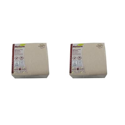 Hostelnovo del Valles Hostelnovo - 2er-Pack Servietten Farbe Nature 16 x 16 cm