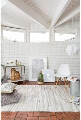 Alexander Home Palegrass Contemporary Area Rug