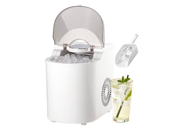 Vevor Machine A Glacons De Comptoir Portable\, Appareil A Glacons Capacite De Production 11\,8 Kg/24 H Et 7 Cubes Prets En 6 Minutes\, Pour Bar Bureau Cuisine Maison\, Autonettoyant\, Avec Pelle A Glace