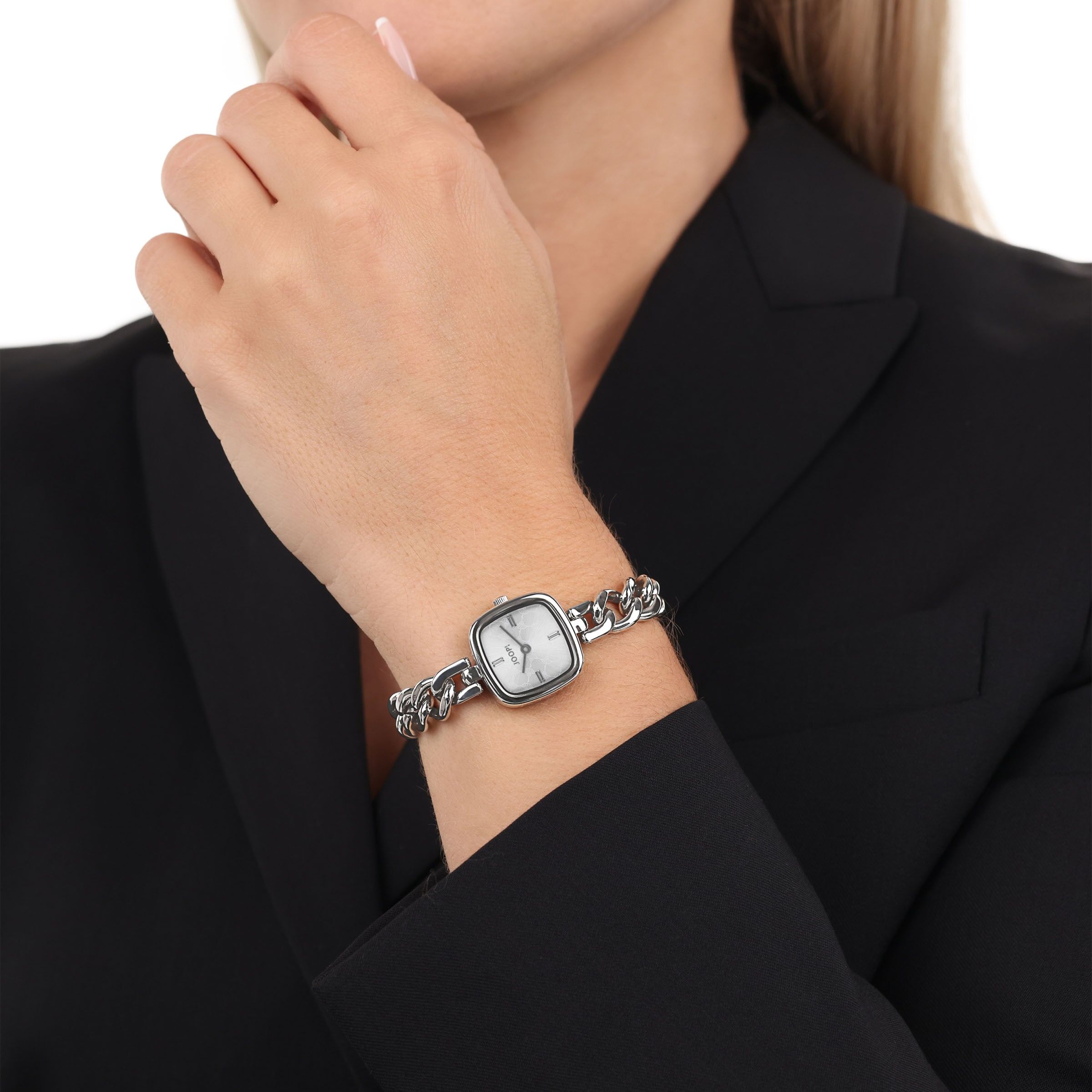 Joop! Quarzuhr JOOP, silber (silberfarben), Armbanduhren, Damen, Quarzuhr, Armbanduhr, Damenuhr, Edelstahlarmband