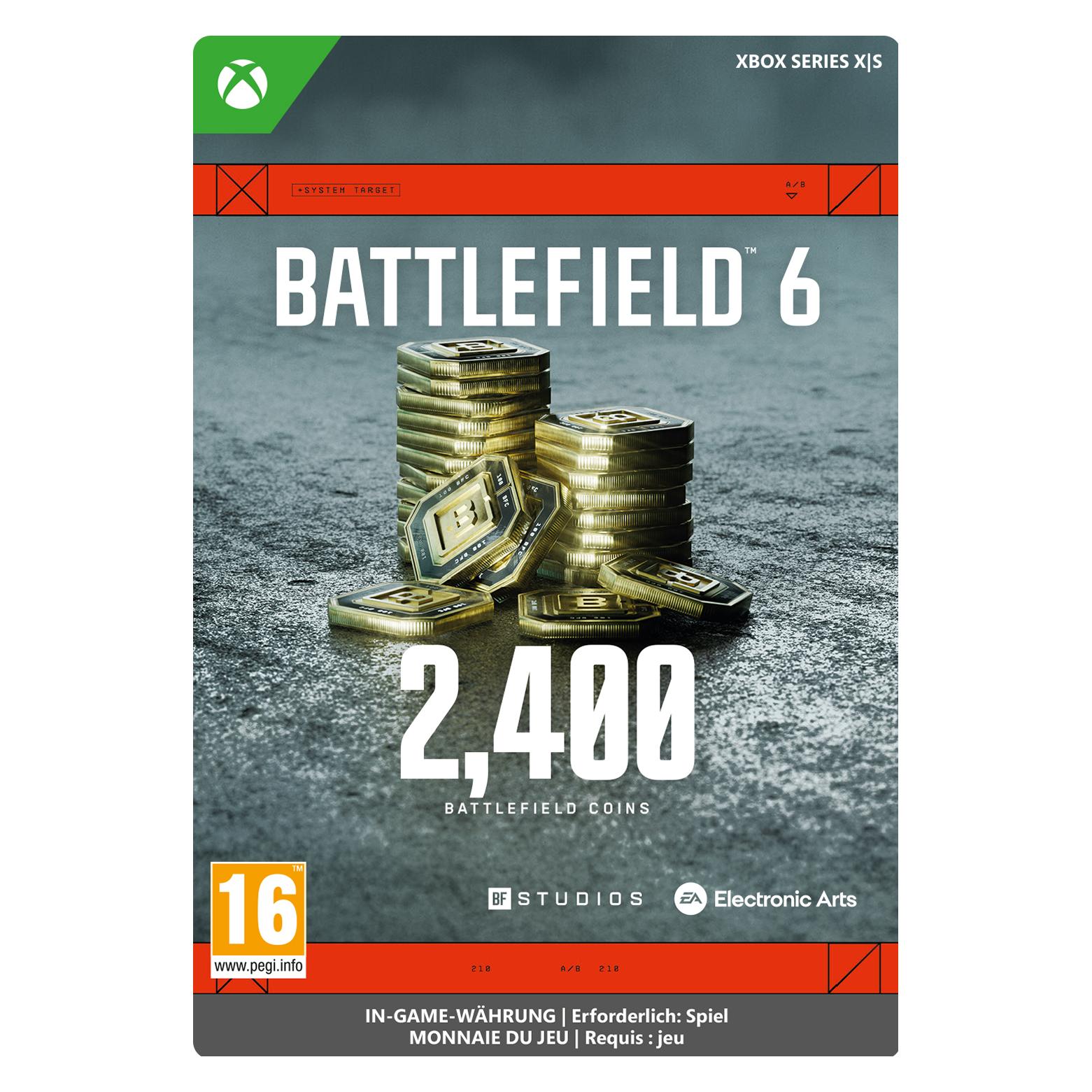 Microsoft Xbox BATTLEFIELD 6 2400 BFC Download Code (7F6-00917)