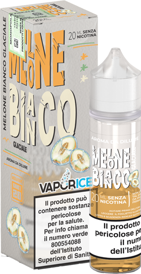 VaporArt Melone Bianco Vaporice Liquido Shot 20ml Ghiaccio