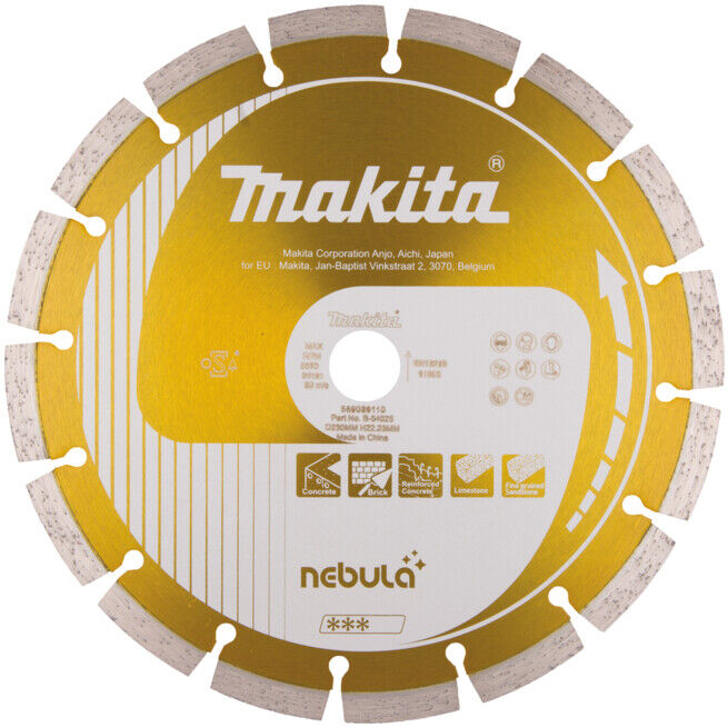 Disque diamant Makita NEBULA 230 x 22,23 (B-54025)