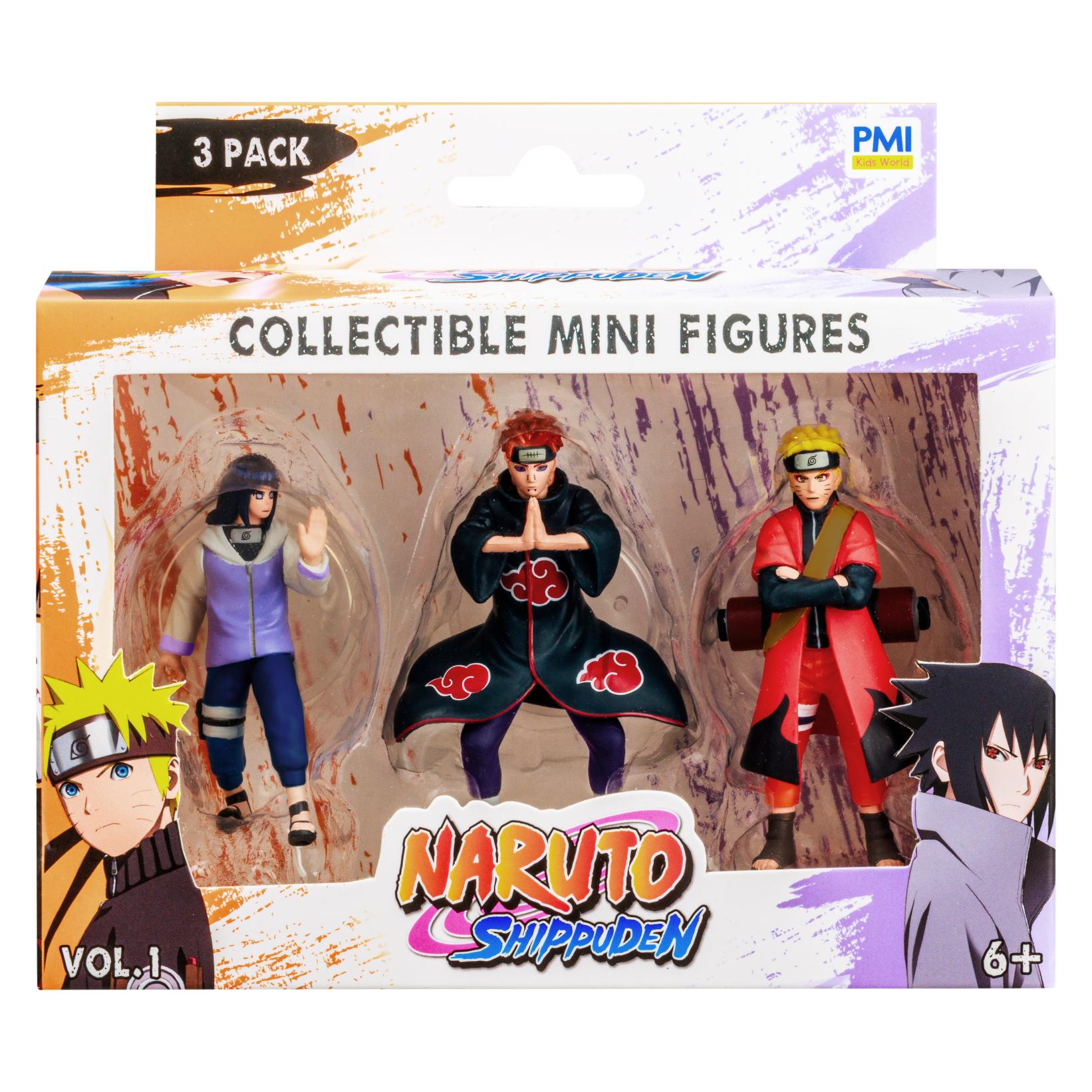 Naruto Shippuden 7 cm Figure 3 pack window box - assorted (NSH2021)
