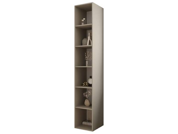 MEBLE KRYSPOL Inova 1 Bücherregal - Bibliothek Regal Säule - Aufbewahrungsmöbel - für Wohnzimmer, Schlafzimmer, Kinderzimmer - 236,7 x 40 x 45 cm - Kaschmir