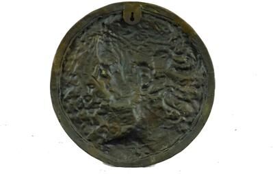 Bronzhaus Michelangelo Wall Piece Profile Young Woman Bas Relief Bronze Sculpture Figurine