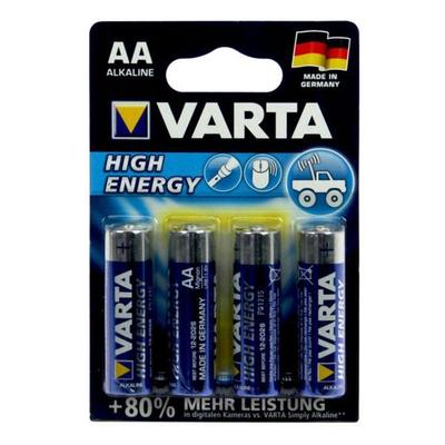 Batterie Varta Alkaline High Energy LR6 AA Mignon, 1,5 V, 4er