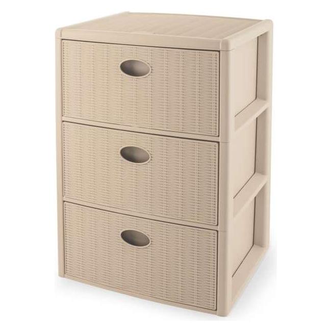 Kerbl Stefanplast Kommode mit 3 Schubladen Elegance Cashmere 40x40 (001126613)