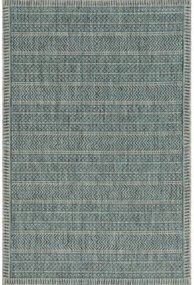Porch & Den Ziebart Teal Horizon Area Rug