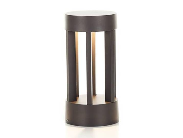 Lindby LED Borne Eclairage Exterieur Jordis (Moderne) en Noir Aluminium (1 lampe\,à)\, Lumineuse Luminaire Lampe Jardin Led