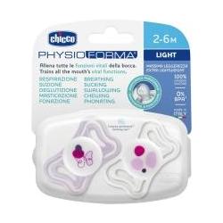 Chicco MAM BABY CHICCO-71088110 SMOCZEK PH LIGTH 2-6 2SZT RÓŻOWY (73988712)