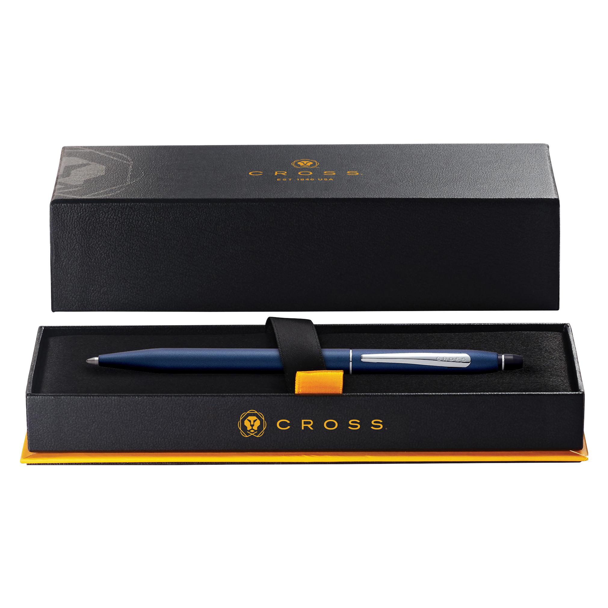 Cross Kugelschreiber Click Navy Blau-Lack Geschenkbox (1x) (AT0622-121-CR)