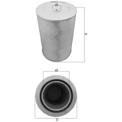 Luftfilter MAHLE LX 1606