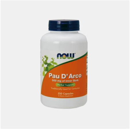 NOW PAU D'ARCO 500mg 250 CAPSULAS