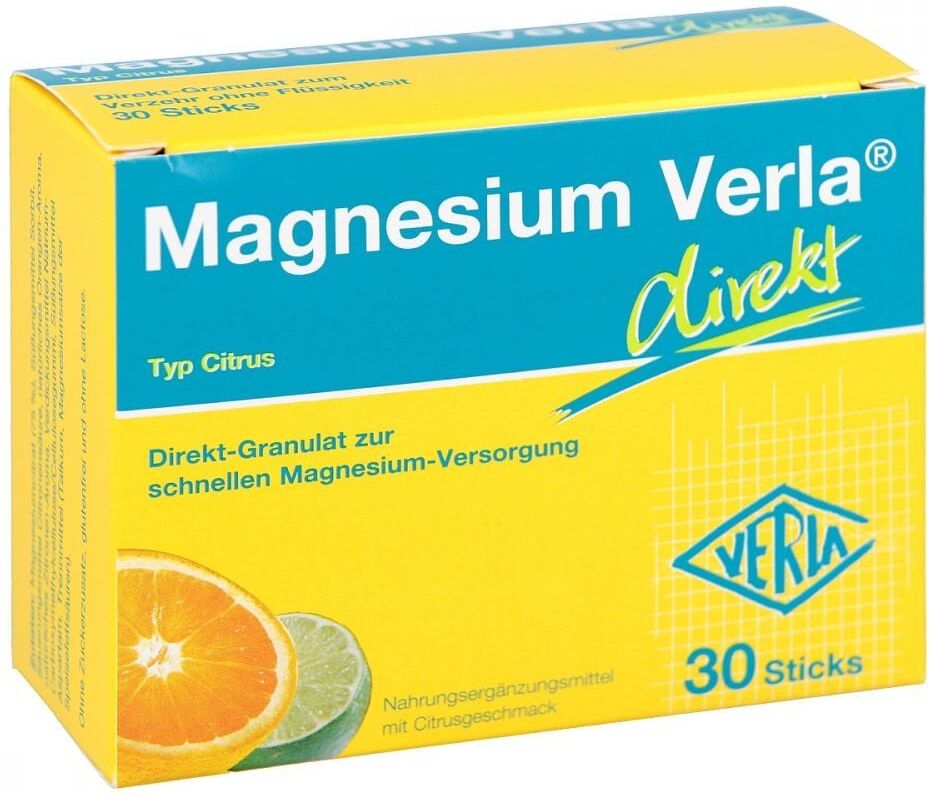 Magnesium-Verla Magnesium Verla direkt Granulat Citrus