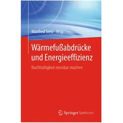 Wärmefussabdrücke und Energieeffizienz, Fachbücher von Manfred Sietz