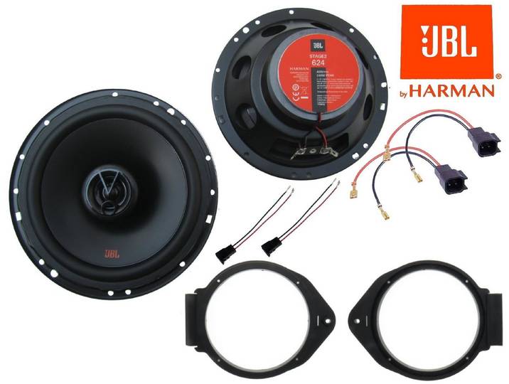 DSX JBL Set Tür vorn hinten passend für Opel Adam ab 2013 240 Watt Auto-Lautsprecher (40 W)