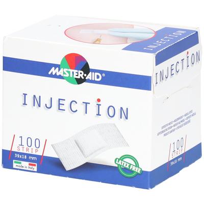 Injection strip weiß 18x39 mm Master Aid 100 St Pflaster