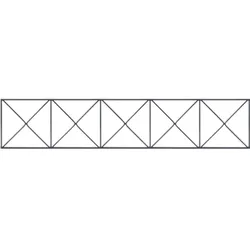 Alberts® Dekorelement Design Nexus, verzinkt, anthrazit RAL 7016,BxH 2000 x 200 mm 665210