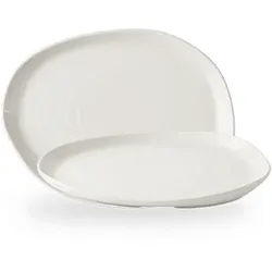 Churchill White Natur Laenglich 10 1/4 x 7 7/8