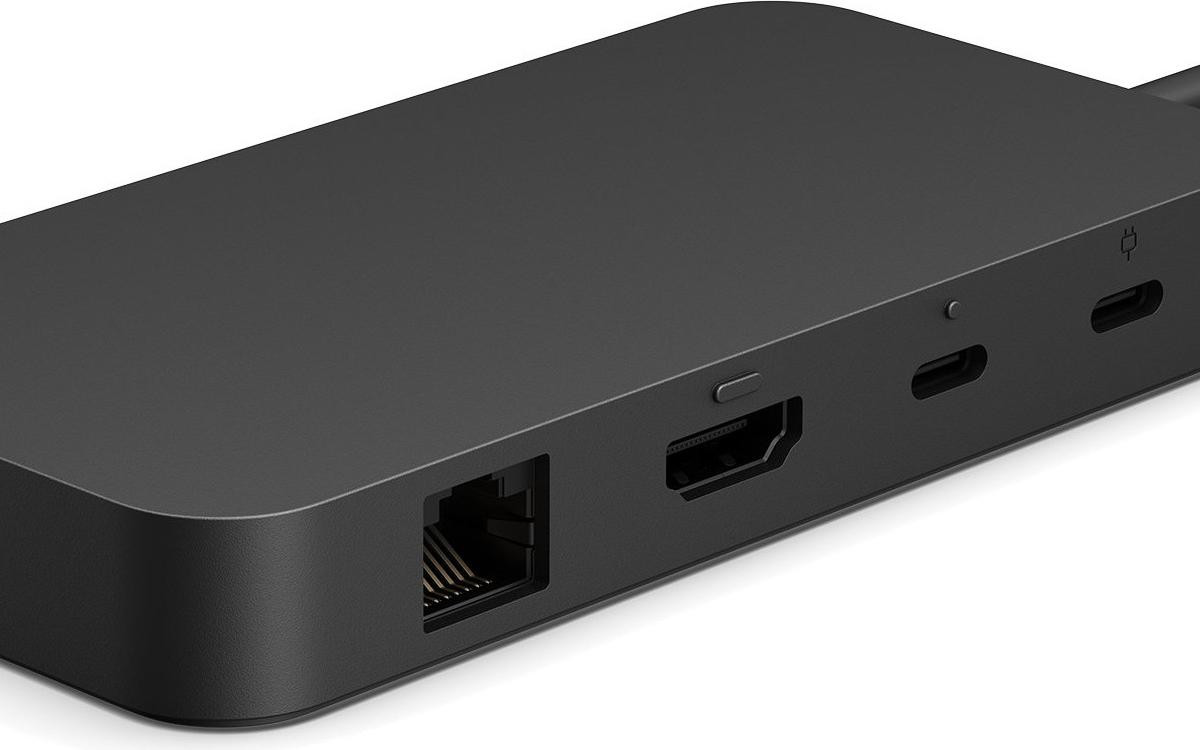 Microsoft Surface USB4 Dock, zwart, 1000 Mbit/s, 60 Hz