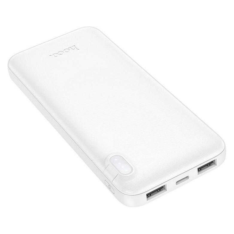 Hoco Power bank powerbank 10000 mAh 2A J128 white (10000 mAh, 32 Wh) (69590747)