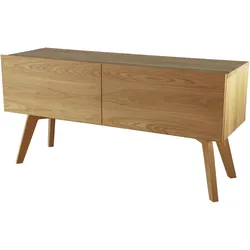 Sideboard Dweller aus Eichenholz, modern skandinavisch, natur, 120 cm breit, geölte Oberfläche