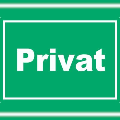 HB-Druck Privat Aufkleber grün-weiß A5 (148x210mm)