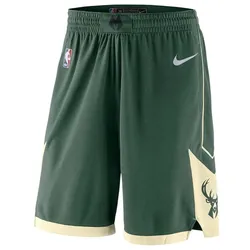 Nike, Herren, Sporthose, Milwaukee Bucks Swingman Short Road Herren (M), Grün