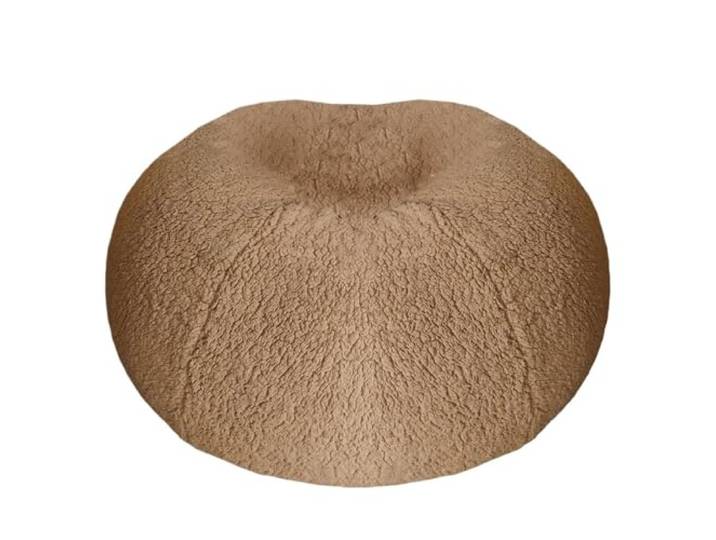 MKYYIOED Sitzsackbezug Bean Bag Pouf Cover Kein Füllstoff im Inneren(Lightbrown,D100cm-cover)