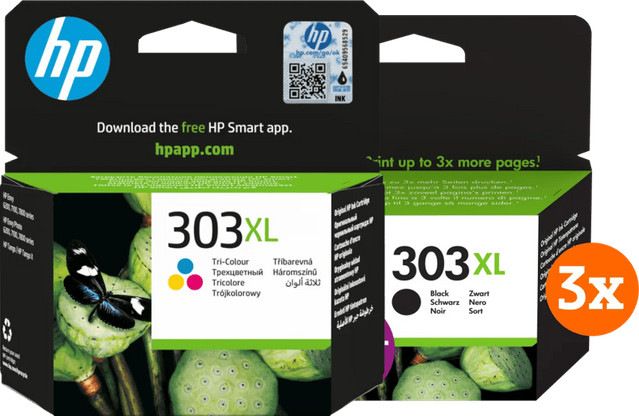 HP 303XL Cartridge Combo Pack van 3 stuks
