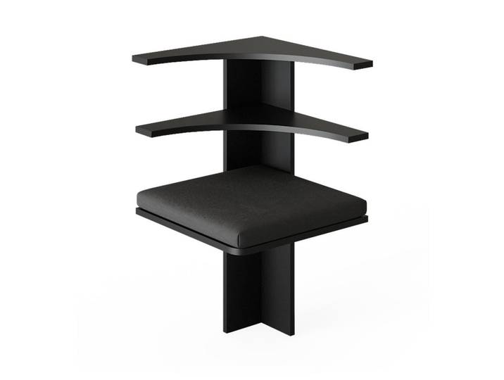 Vicco Esszimmer-Eckbank Roman Schwarz 43.5 x 43.5 cm, Rechteckig, 43.5x43.5 cm, Esszimmer, Bänke, Eckbänke