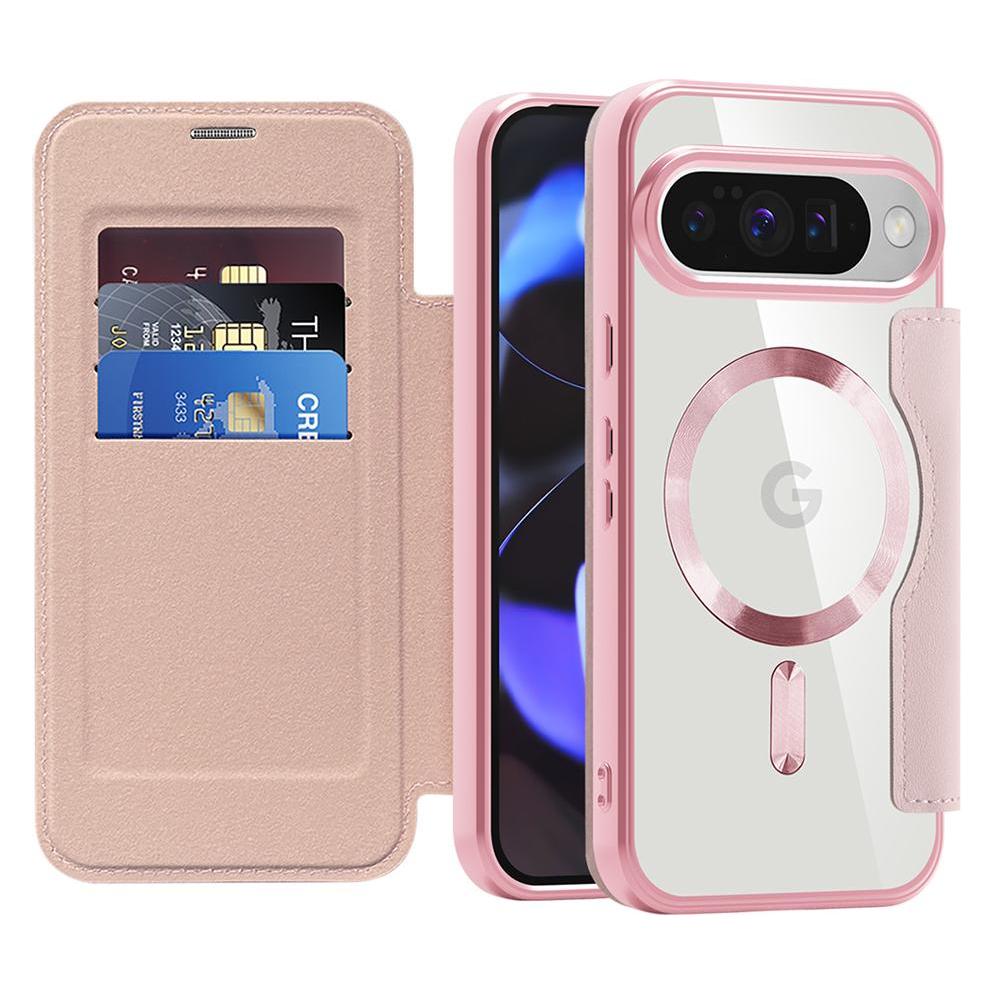 Techsuit - SmartMag Book Case - Google Pixel 10 / 10 Pro - Pink (Google Pixel 10, Google Pixel 10 Pro) (59433374)