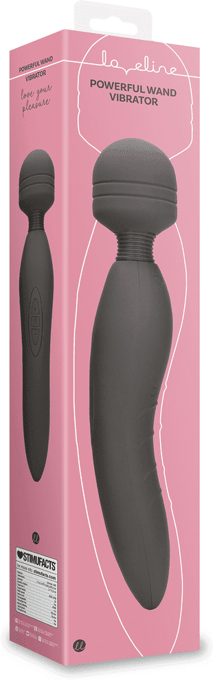 Loveline Powerful Wand Vibrator - Charbone