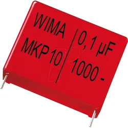 MKP10-2000 33N - MKP10 PP-Puls-Kondensator, 33 nF, 20 %, 2000 VDC, RM 22,5