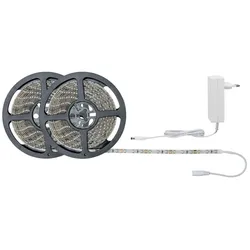 PAULMANN FN SimpLED Strip Set 10m Tageslichtweiß 22W 230/12V DC Weiß Metall Kst