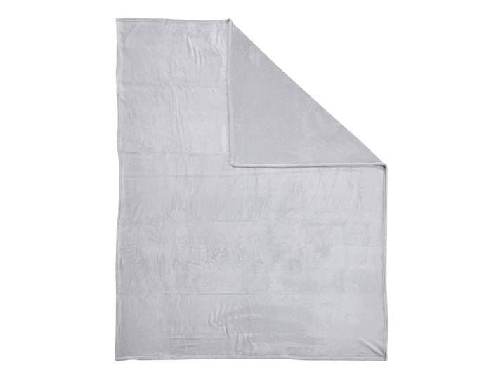Couverture Heaven 150 x 1 x 200cm Argenté/Gris/Argenté Polaire