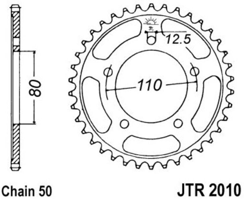Kettenrad JT JTR2010,45