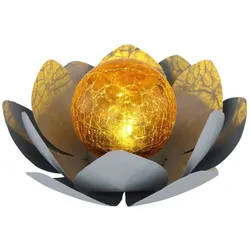 Globo 33532 Solarleuchte Metall Grau, 1Xled Solarleuchte Metall Grau, Led