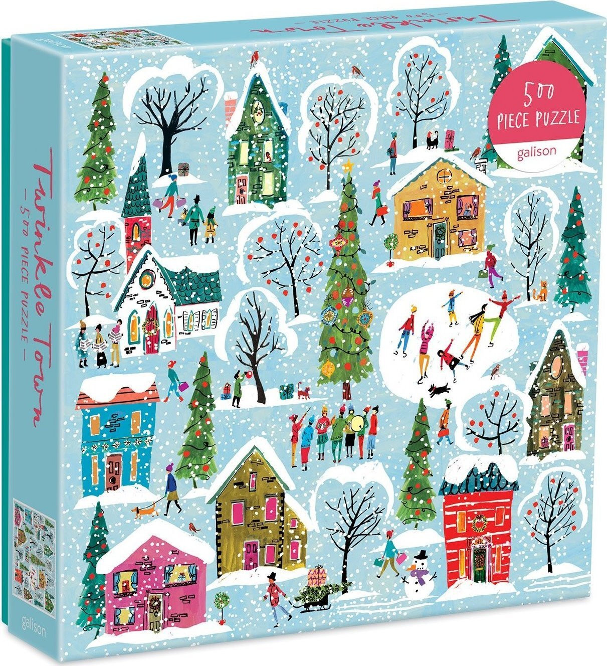 GALISON Vierkante puzzel Glittering City 500 stukjes