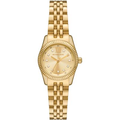 Quarzuhr MICHAEL KORS "LEXINGTON", gold (goldfarben, goldfarben), Armbanduhren, Damen, goldfarben, Quarzuhr, Armbanduhr, Damenuhr, Edelstahlarmband