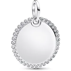 Pandora 394007C01 Anhänger Silber Runde Gravurplatte