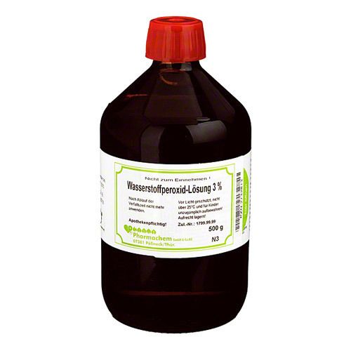 WASSERSTOFFPEROXID-Lösung 3% 500 g Lösung